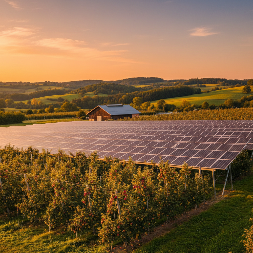 Inside BayWa r.e.'s Agrivoltaik: Wie Solarstrom den Obstanbau revolutioniert