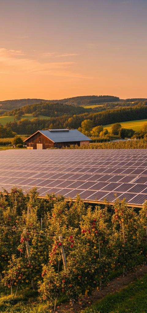 Inside BayWa r.e.'s Agrivoltaik: Wie Solarstrom den Obstanbau revolutioniert