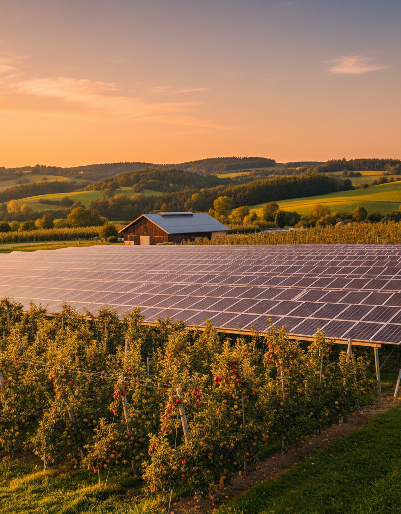 Inside BayWa r.e.'s Agrivoltaik: Wie Solarstrom den Obstanbau revolutioniert